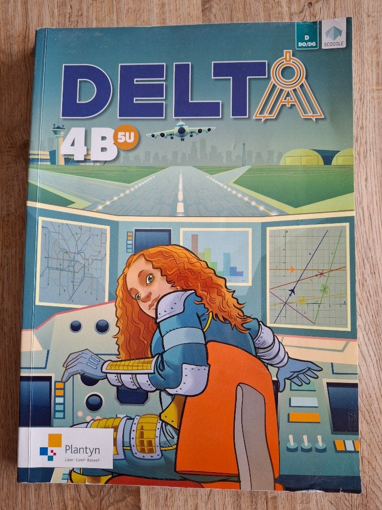 Schoolboeken Wiskunde 4e middelbaar - 2 boeken Delta 4A/B 5u, Boeken, Ophalen, ASO, Wiskunde A, Plantyn