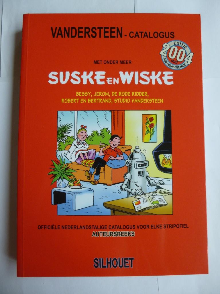 SILHOUET VAN DER STEEN CATALOGUS UIT 2004 MET ZEEFDRUKJE, Boeken, Willy Vandersteen, Eén stripboek, Nieuw, Ophalen of Verzenden