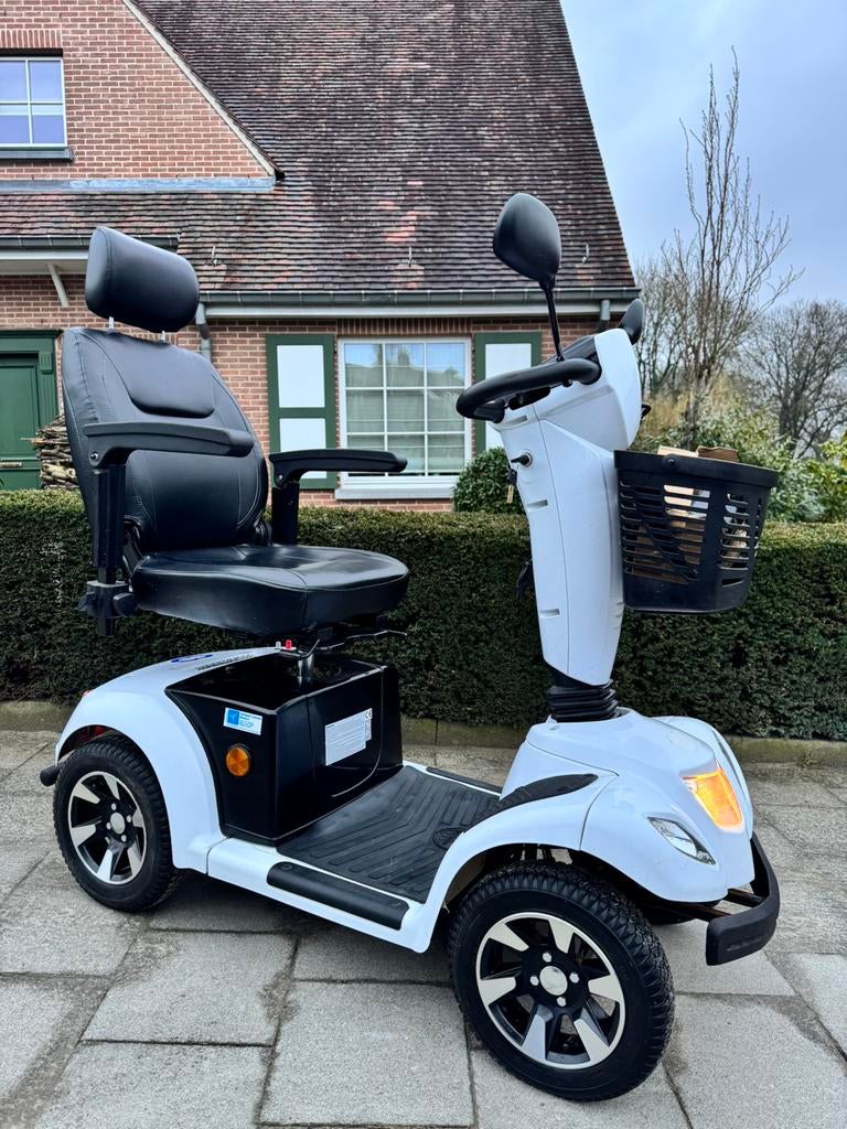 Voiturette électrique Vermeiren Carpo 4 LT Scootmobiel PMR, Enlèvement ou Envoi, Pliant, Comme neuf, Fauteuil roulant électrique