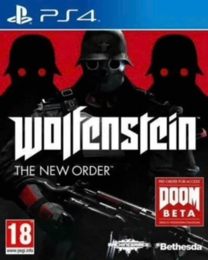 Ps 4 Wolfenstein The New Order, Games en Spelcomputers, Ophalen of Verzenden