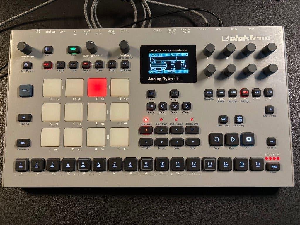 Elektron Rytm MKII, Musique & Instruments, Batteries électroniques, Enlèvement, Comme neuf, Autres marques