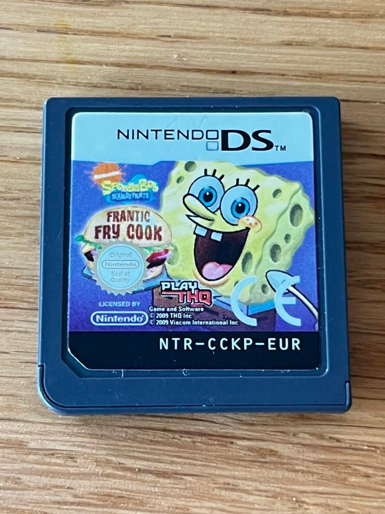 Jeu Bob l’Éponge: Friture en Folie pour Nintendo DS, Enlèvement ou Envoi, Utilisé, À partir de 3 ans