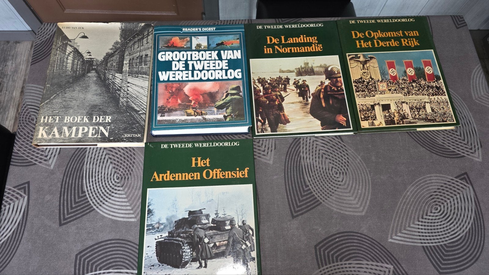 oorlogsboeken, Ophalen