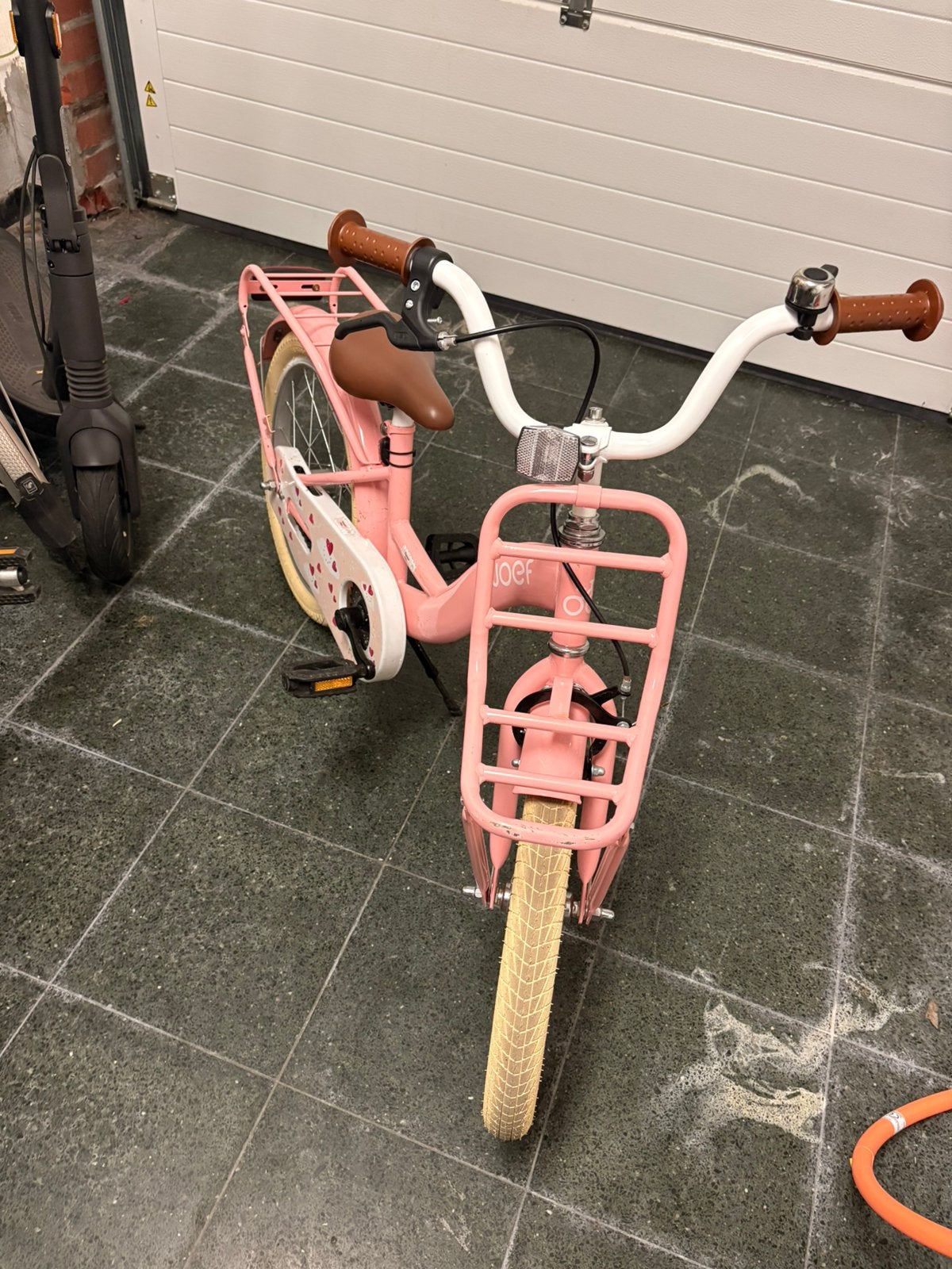 Kinderfiets 18 inch meisje roze, Enlèvement, Comme neuf, 18 pouces