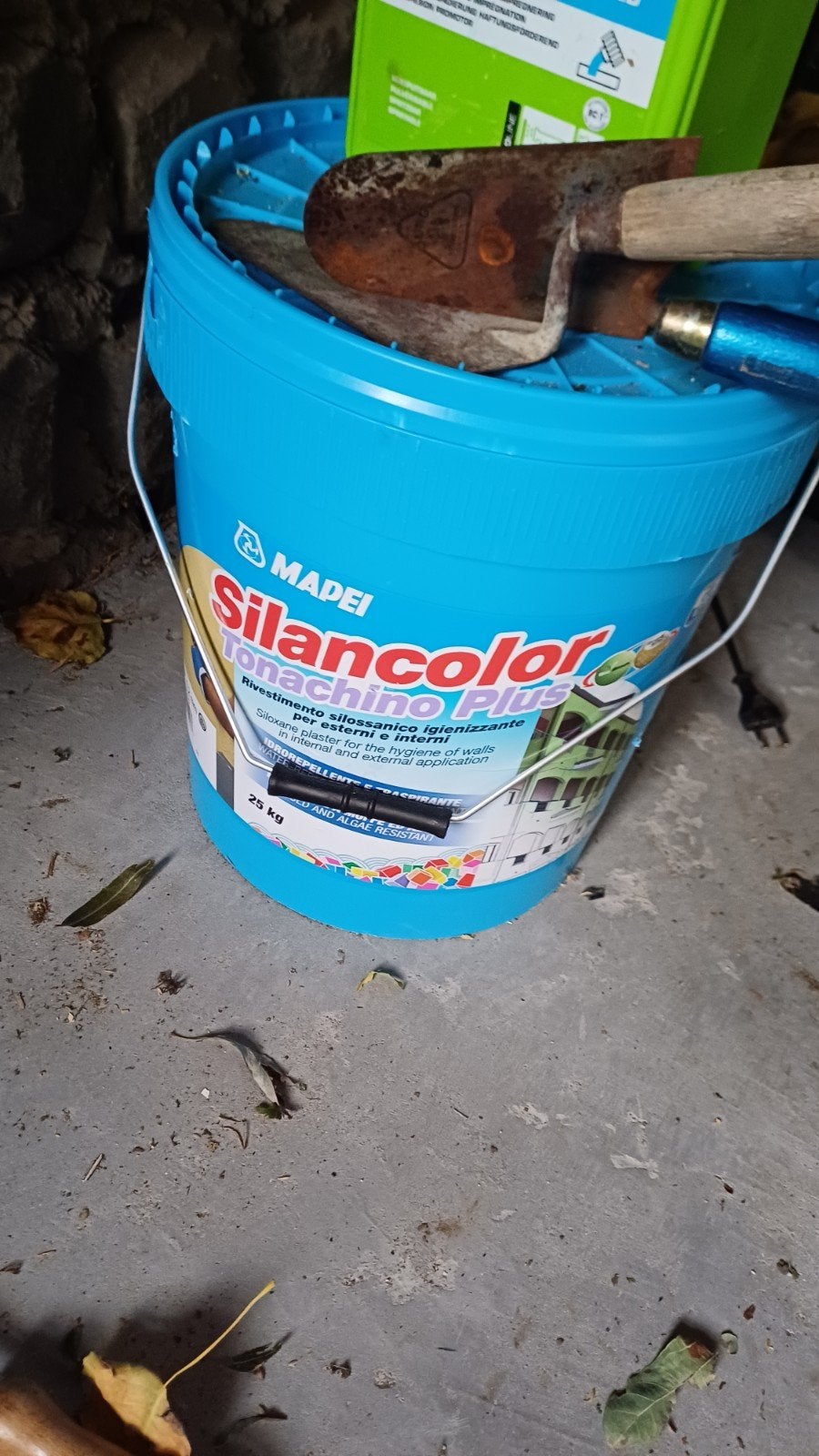 25kg crepi gevelpleister, Doe-het-zelf en Bouw, Ophalen, Wit