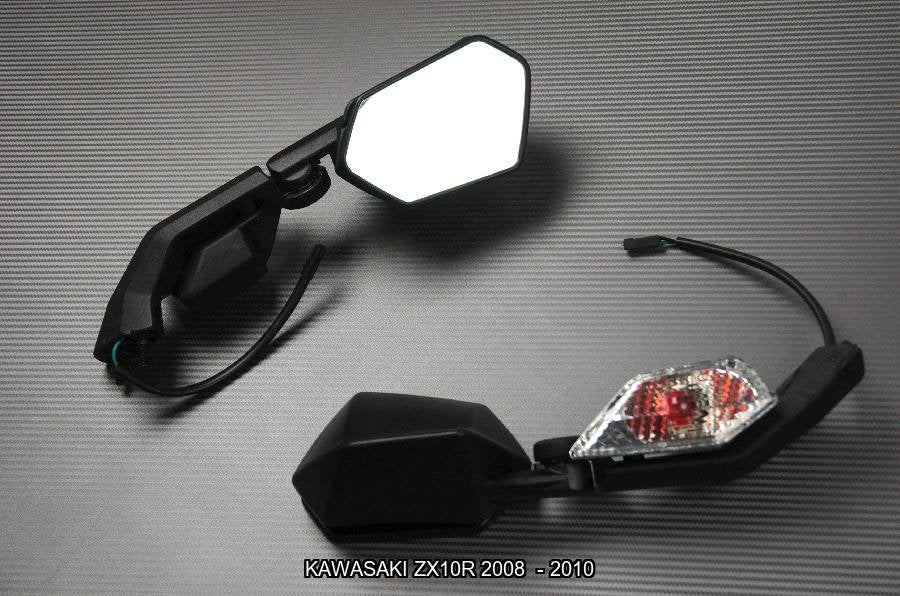 Set spiegels type origineel voor KAWASAKI ZX10R 2008 2010, Ophalen of Verzenden, Nieuw
