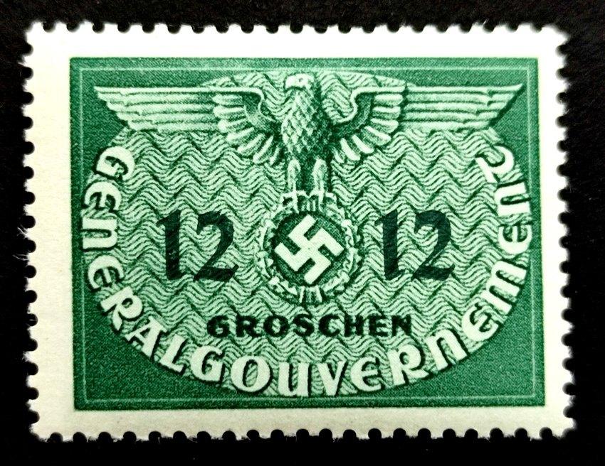 Generalgouvernement: Großformatige Dienstmarke 1940, Ophalen of Verzenden, Overige periodes