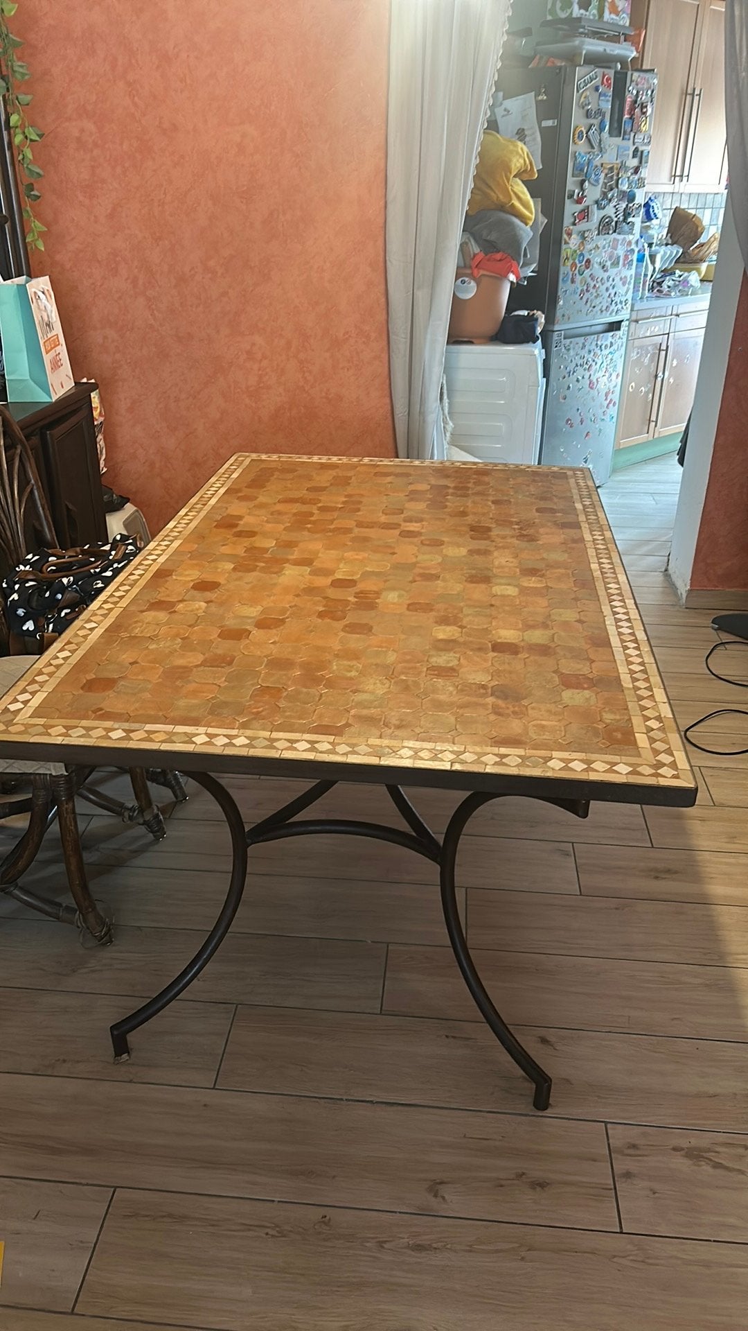 Marokkaanse tafel zowel buiten als binnen, Ophalen, Overige materialen, Gebruikt, 50 tot 100 cm