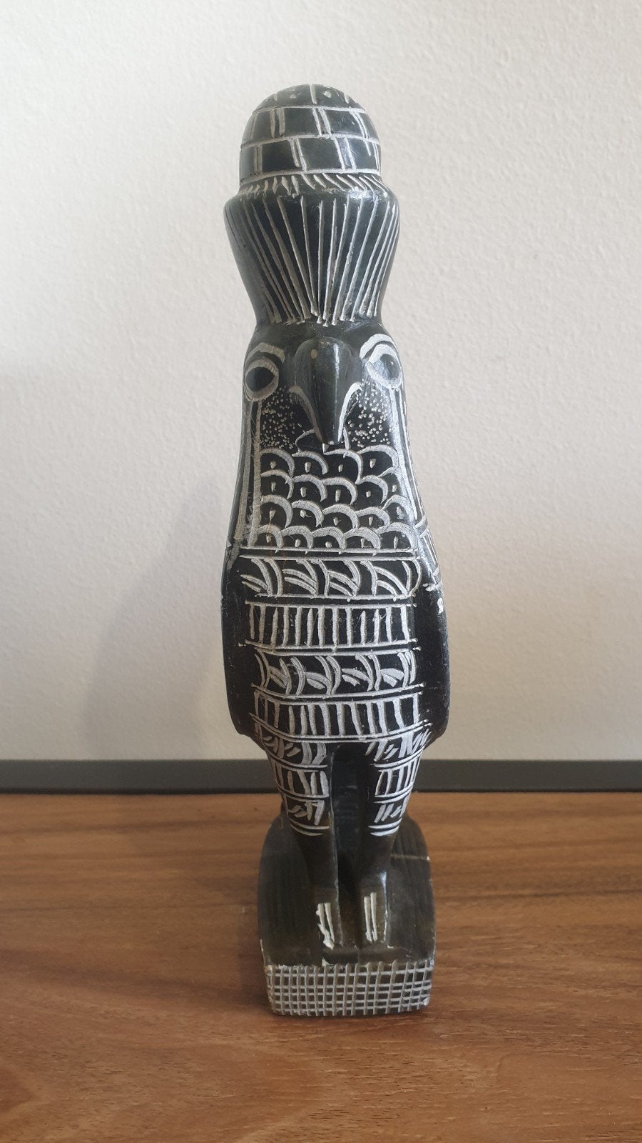 Egypte, Horus speksteen beeld 20cm, Ophalen of Verzenden