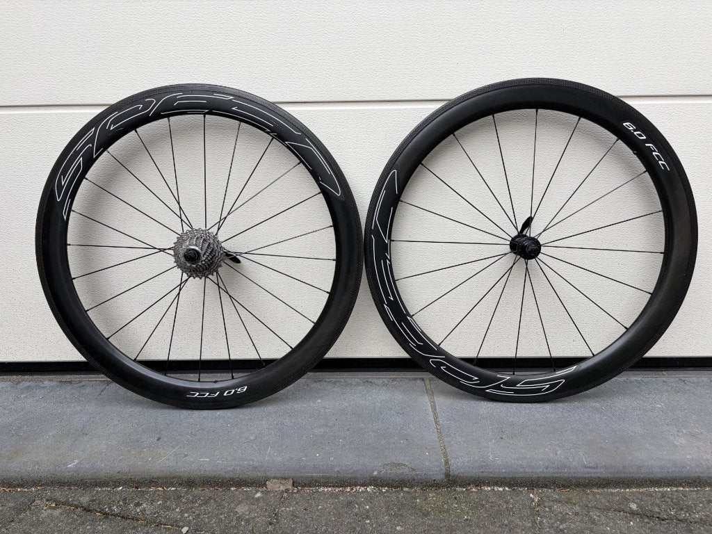 Veltec Speed 6.0 FCC carbon wielset voor velgremmen, Comme neuf, Enlèvement, Carbone, Racefiets