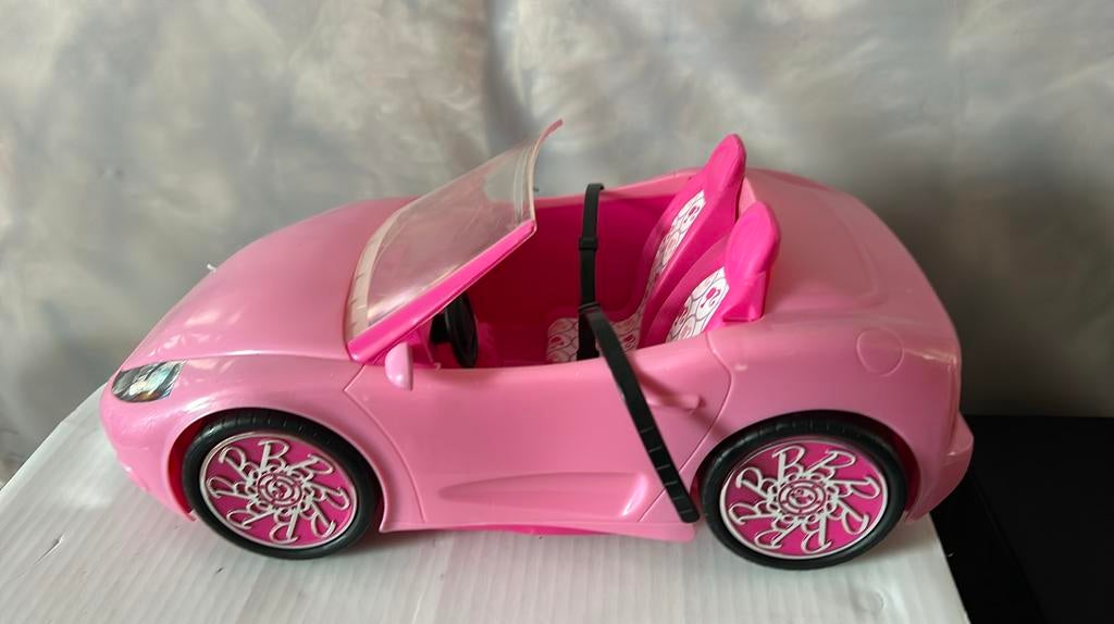 Barbie auto, Ophalen, Gebruikt, Barbie
