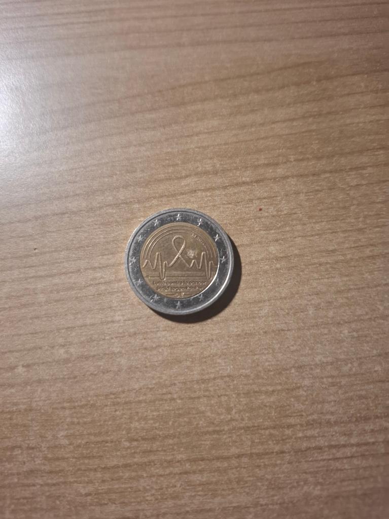 2€ Lutte contre le cancer, Enlèvement ou Envoi, Belgique, 2 euros, Monnaie en vrac