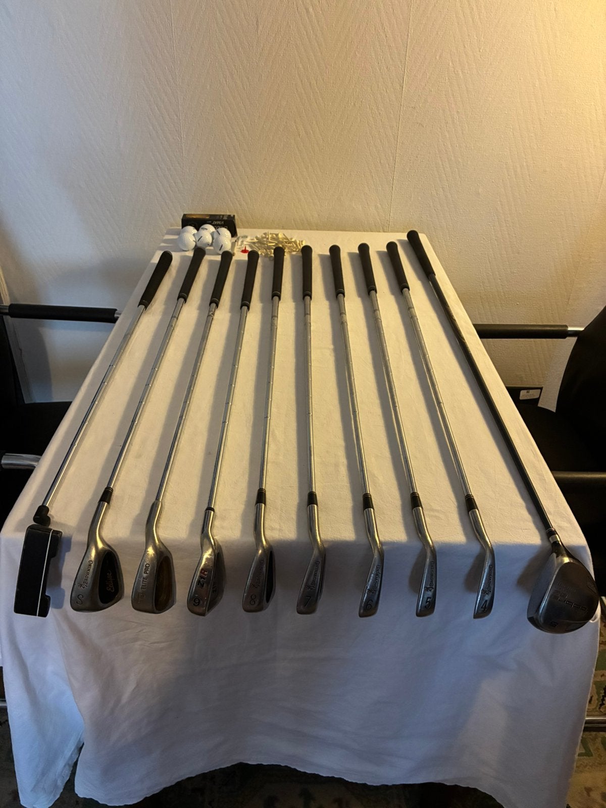 Mens beginner set of golf clubs browning, Sport en Fitness, Golf, Ophalen, Gebruikt, Set