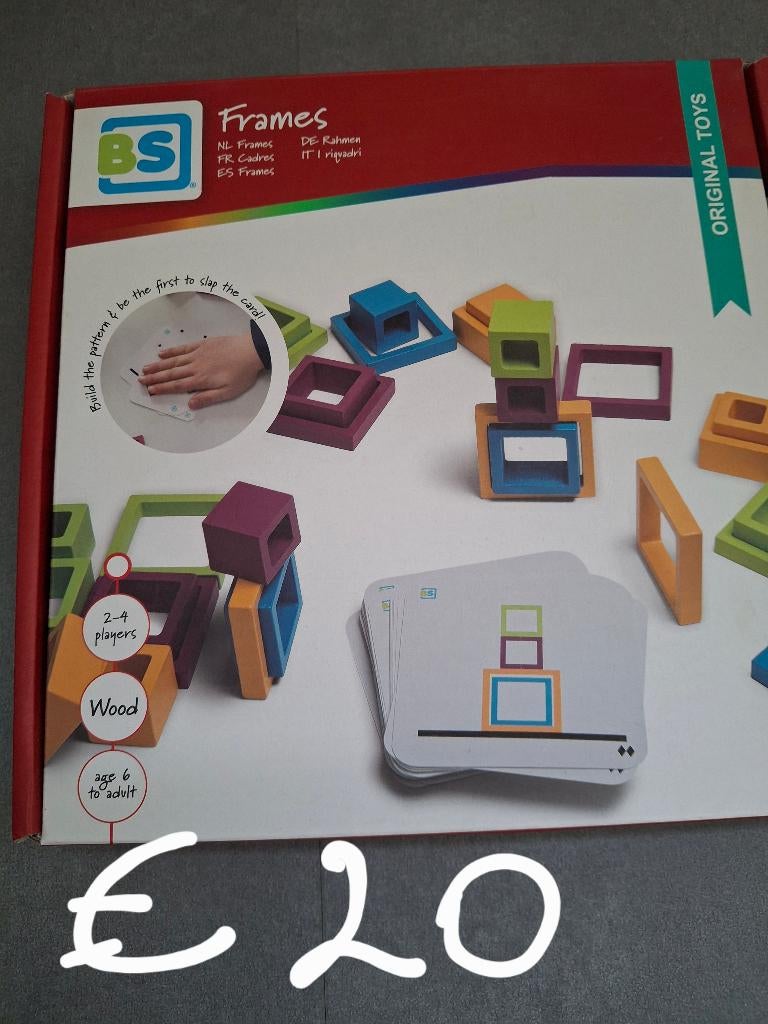 Gezelschapsspel - Frames, Kinderen en Baby's, Speelgoed | Overig, Nieuw, Ophalen