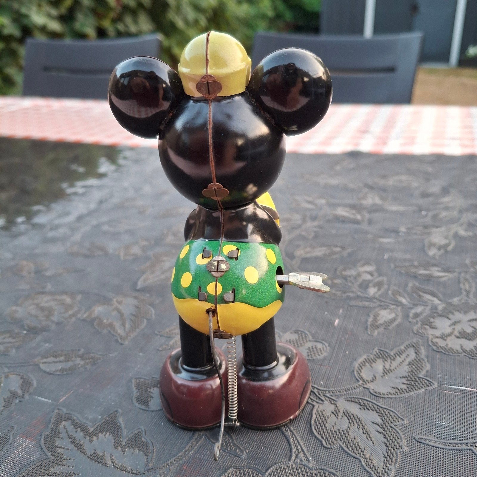 Mickey mouse metaal jaren 50, Ophalen of Verzenden