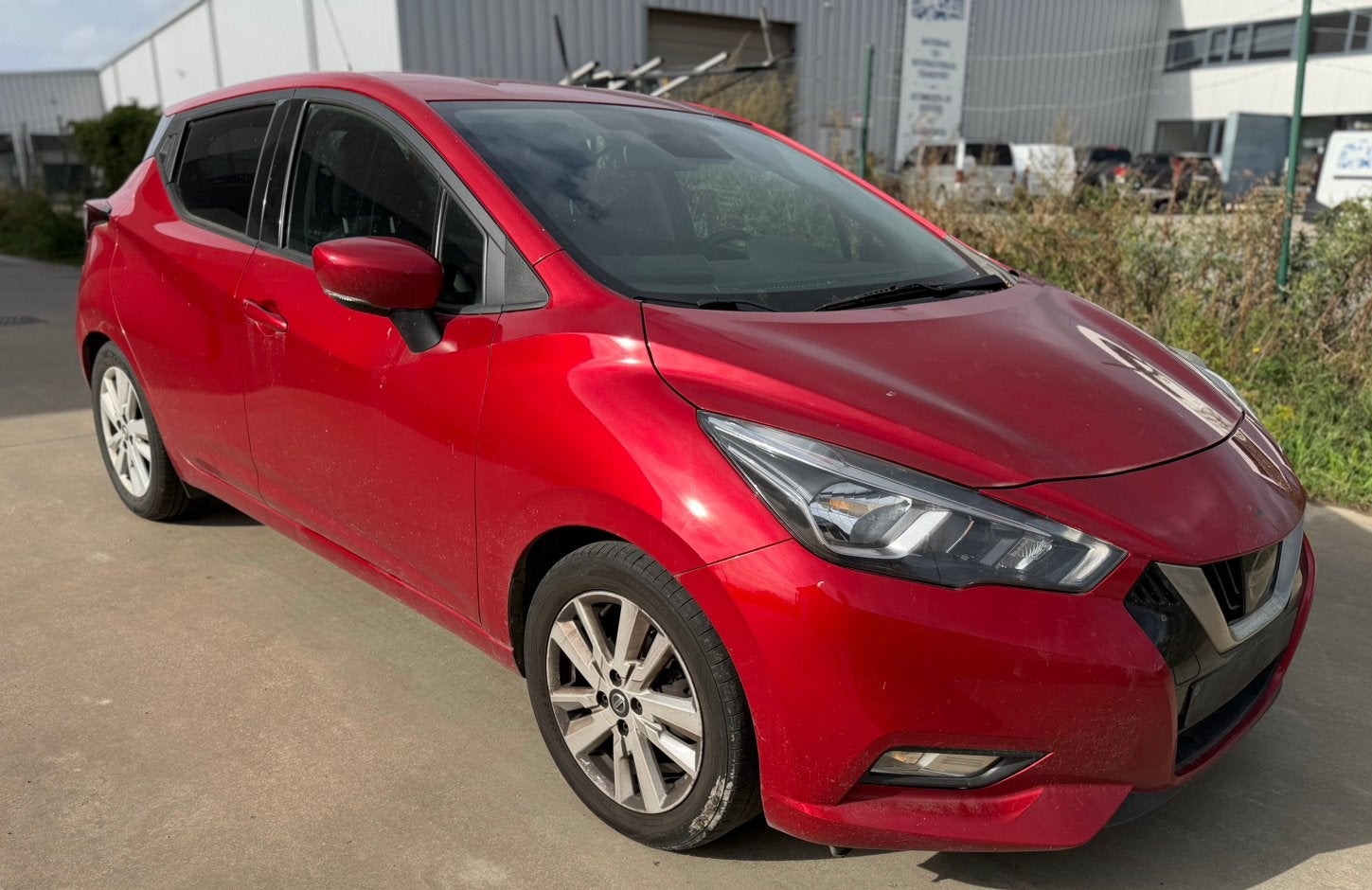 Nissan Micra 2020 benzine, Autos, Rouge, Achat, Euro 6, Entreprise