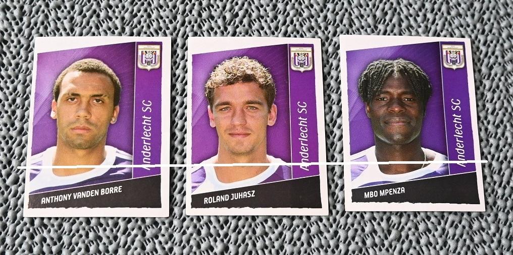 Panini Football 2007 RSC Anderlecht / VD Borre Juhasz Mpenza, Verzenden, Nieuw, Poster, Plaatje of Sticker
