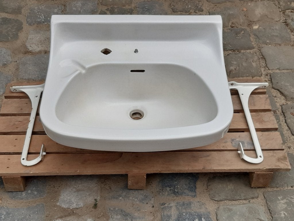 Oude vintage wastafel, Doe-het-zelf en Bouw, Sanitair, Ophalen, Wastafel