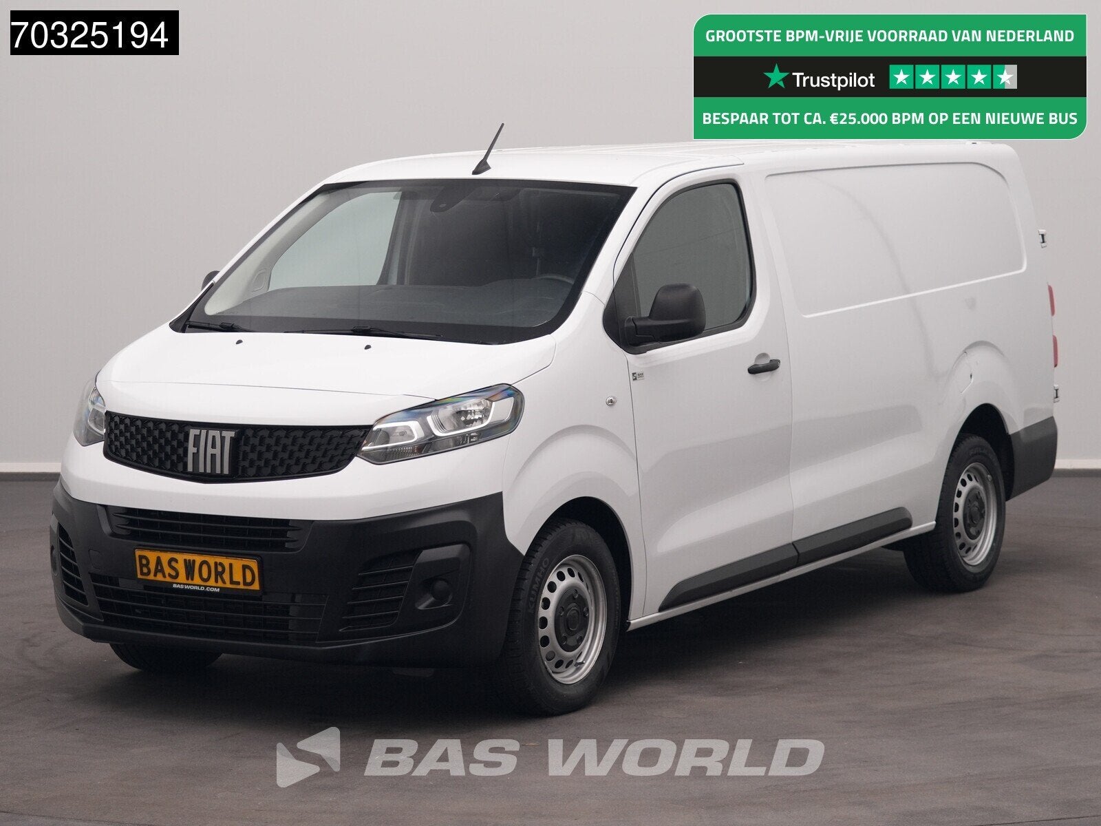 Fiat Scudo 102pk Airco Cruise control, Auto's, 75 kW, Stof, Gebruikt, Euro 6