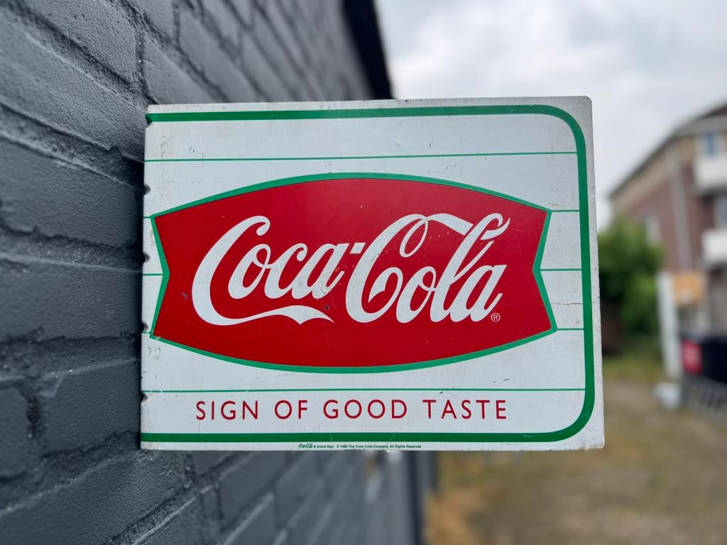 Ancien panneau d'affichage Coca Cola, Enlèvement ou Envoi, Utilisé, Panneau publicitaire