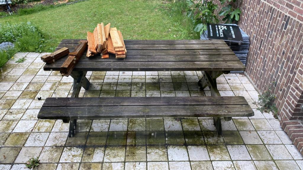 Tuinbank, Tuin en Terras, Tuinbanken, Ophalen, Gebruikt, Hout
