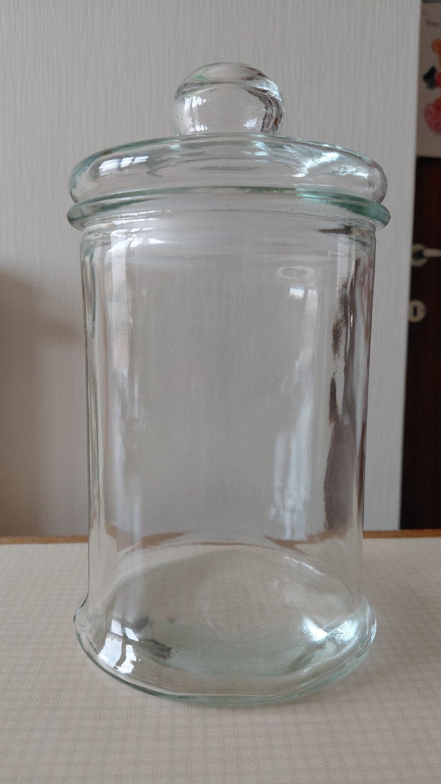 glazen voorraadpot goed deksel, Voorraadpot, Ophalen, Glas