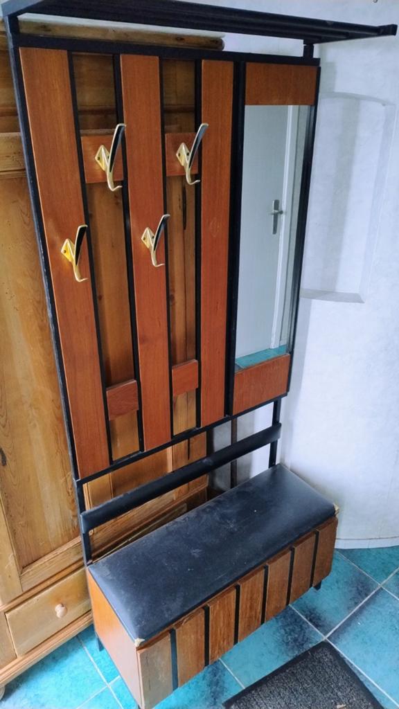 Vintage vestiaire spiegelkast., Ophalen