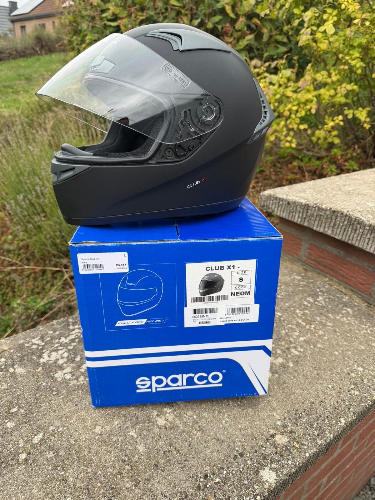 Casque sparco enfant, Enlèvement