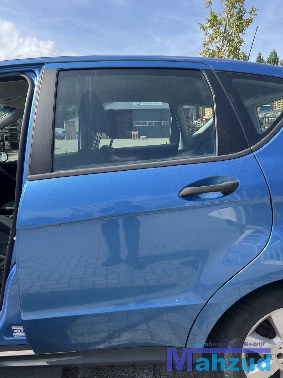 MERCEDES A KLASSE W169 blauw 955 links achter deur 2004-2012, Auto-onderdelen, Gebruikt, Mercedes-Benz AG, Deur, Mercedes-Benz
