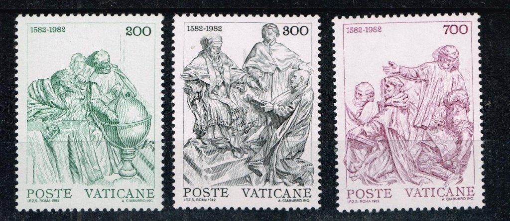 Timbres de la Cité du Vatican - K 3171 - calendrier, Envoi, Non oblitéré