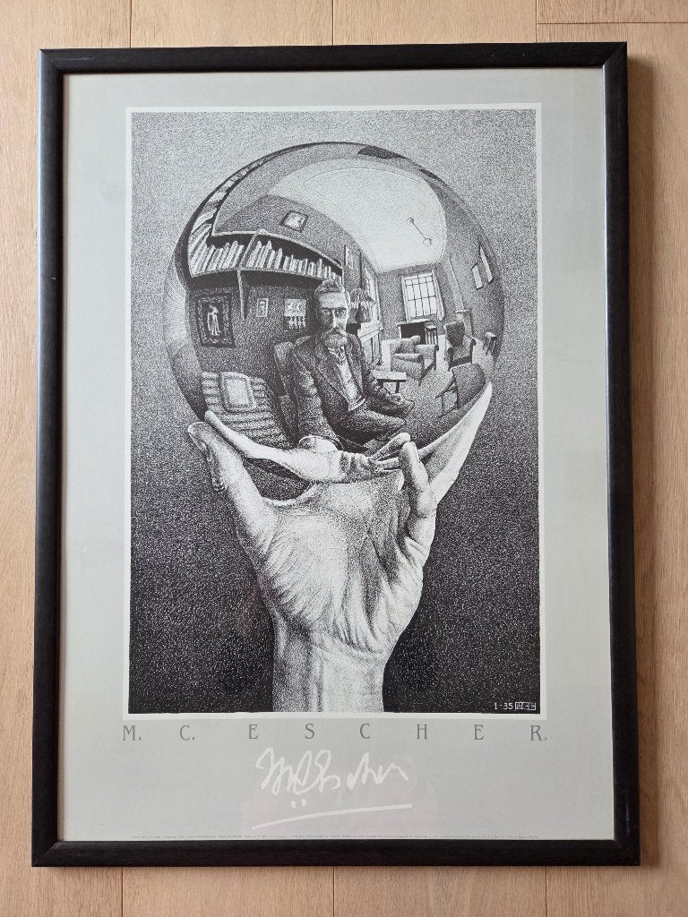 Affiches encadrées de M.C. Escher, Enlèvement
