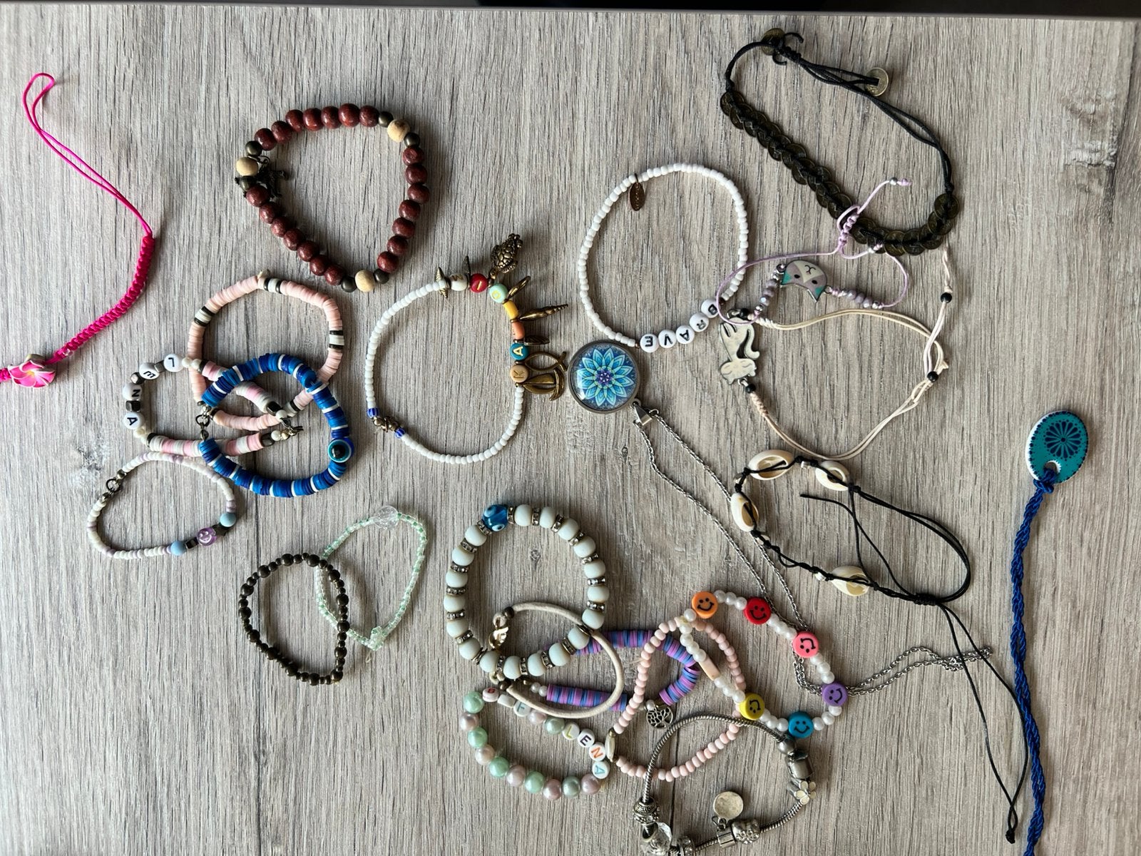 Grand lot de bracelets et de bracelets de cheville, Enlèvement ou Envoi, Utilisé