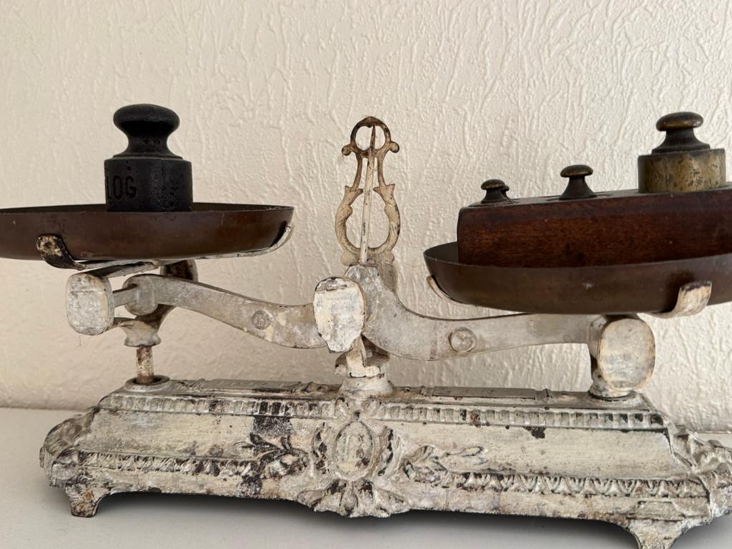 Vintage weegschaal, Antiek en Kunst, Ophalen