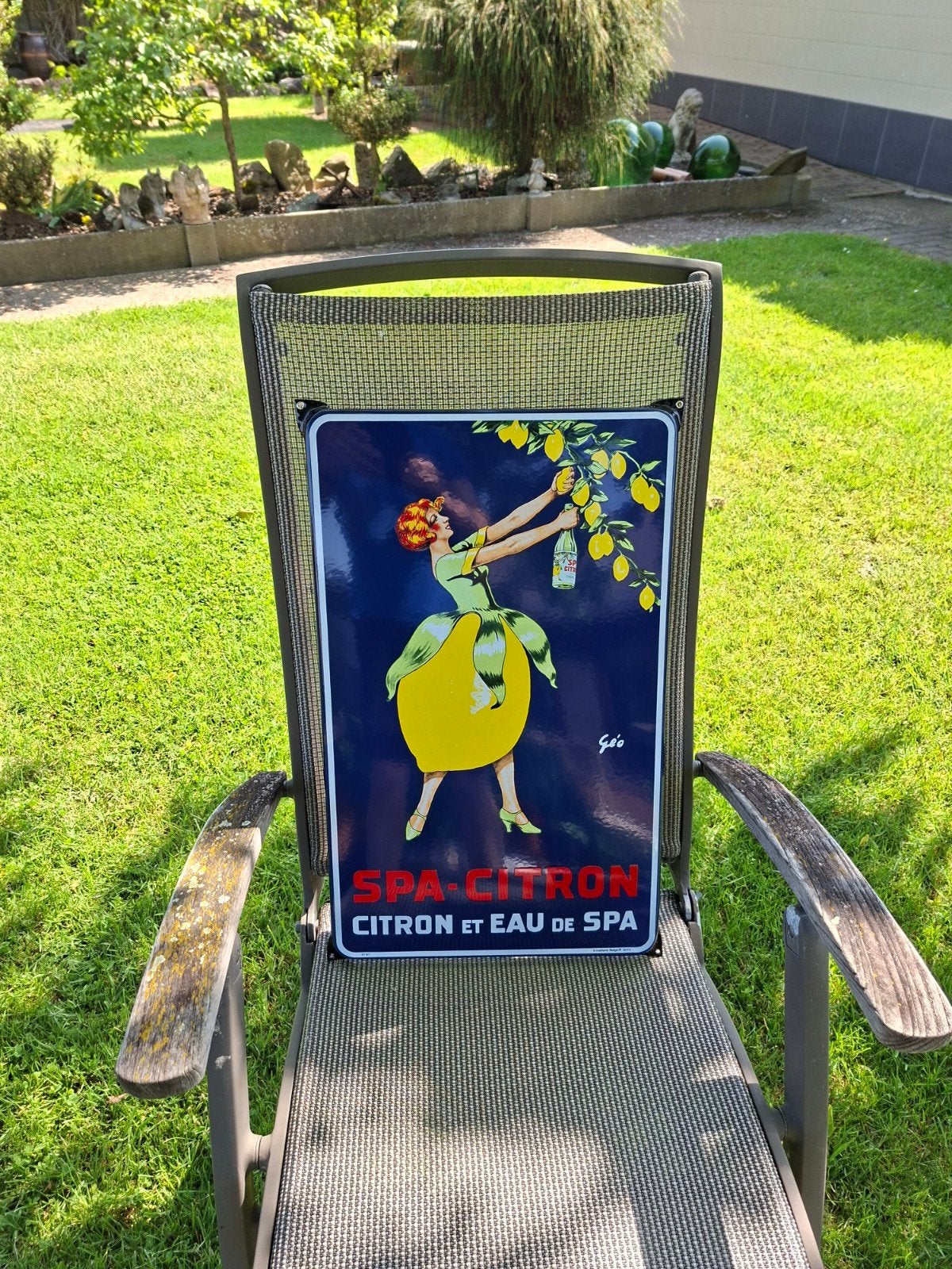 Email SPA - CITRON « CITRON et EAU de SPA » 2014 N° 97, Enlèvement ou Envoi, Comme neuf, Panneau publicitaire