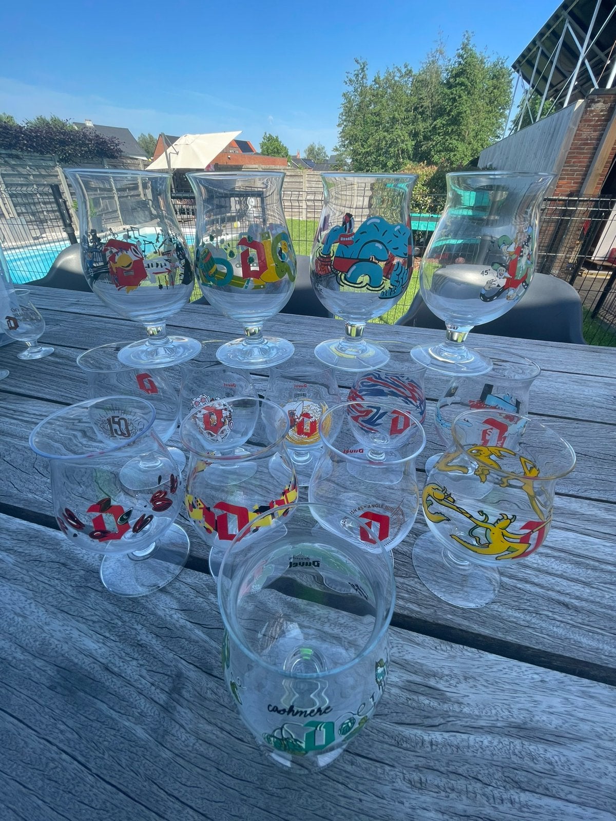 Laatste Duvelglazen 35st, Verzamelen, Ophalen, Zo goed als nieuw
