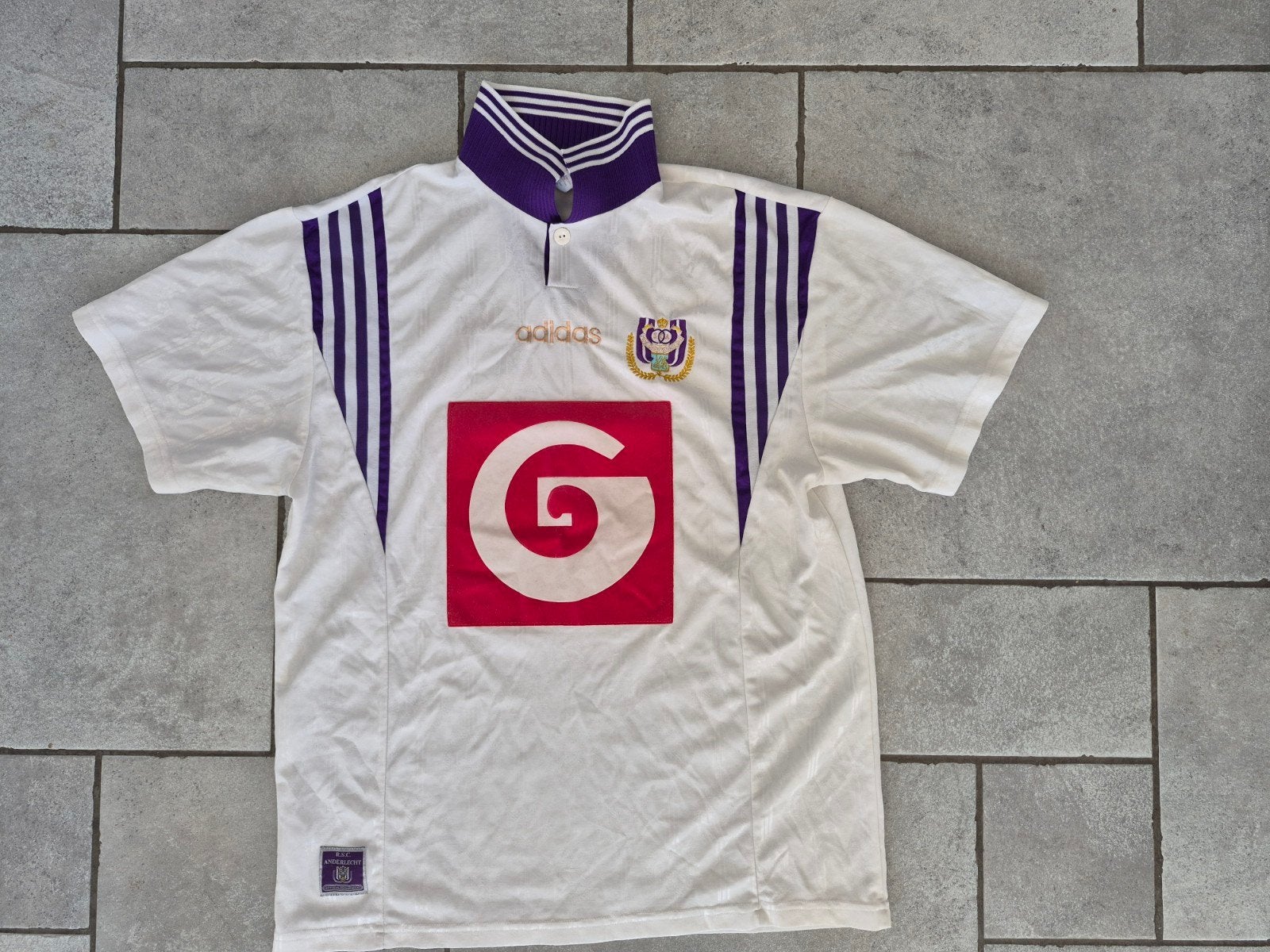 RSCA,  rsc Anderlecht, Enlèvement, Utilisé, Maillot