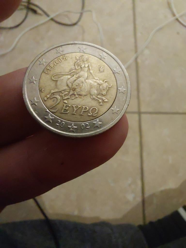 Zeldzame Griekse 2euro munt voor vezamelaars, Ophalen, Zilver, Overig, Losse munt
