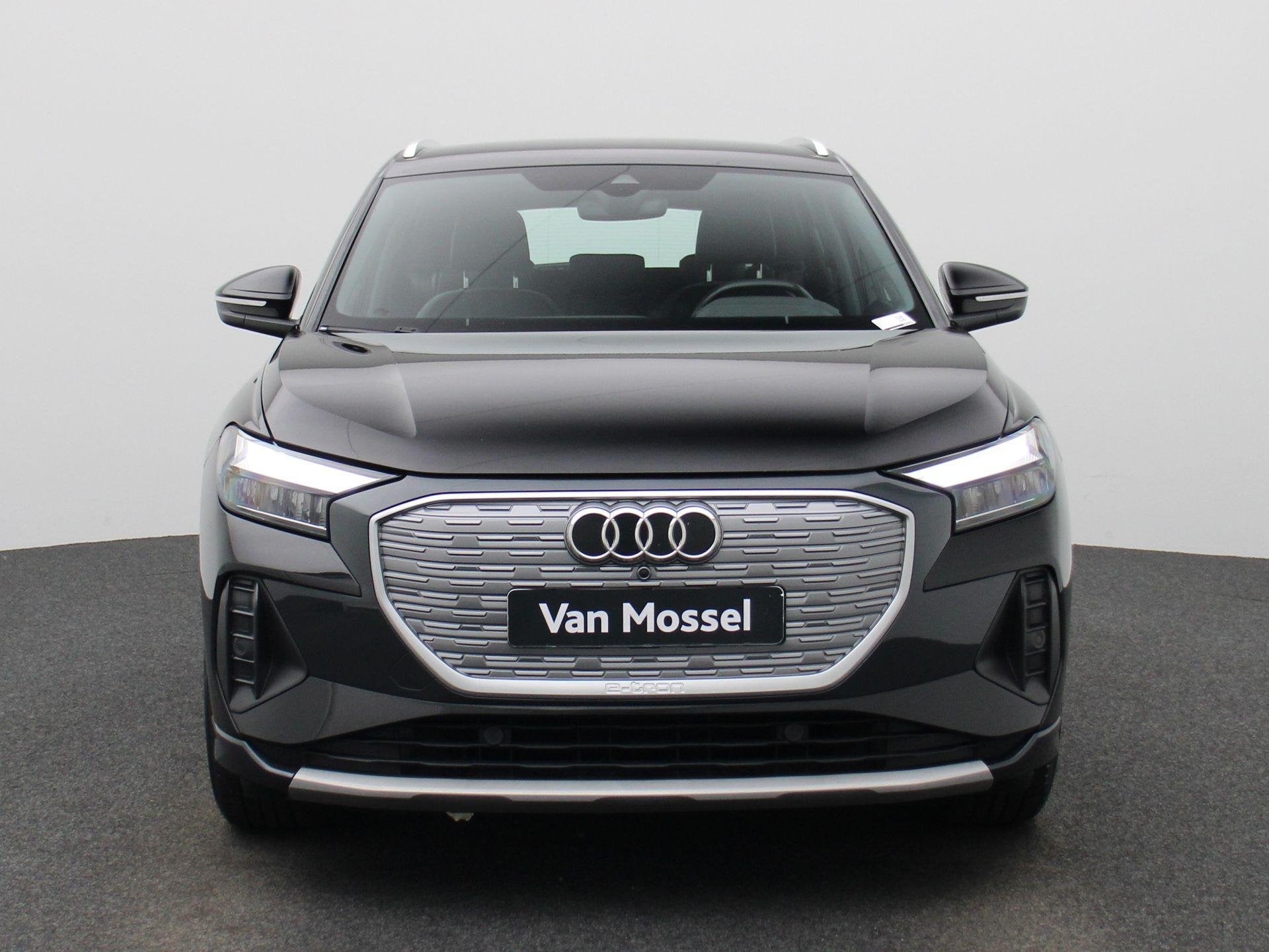 Audi Q4 e-tron 35 Advanced, Auto's, Automaat, Gebruikt, Zwart, Zwart
