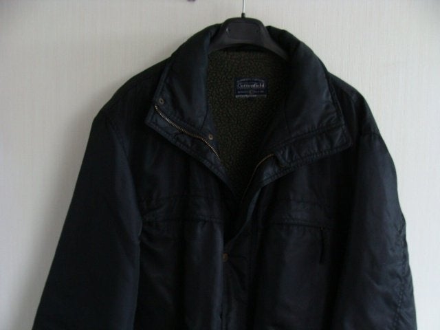 veste noir fourrée avec capuche Cottonfield Authentic, L, Enlèvement ou Envoi, Noir, Taille 52/54 (L), Cottonfield Authentic