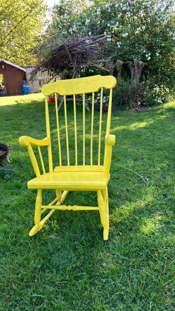 Rocking chair, Enlèvement, Utilisé, Bois