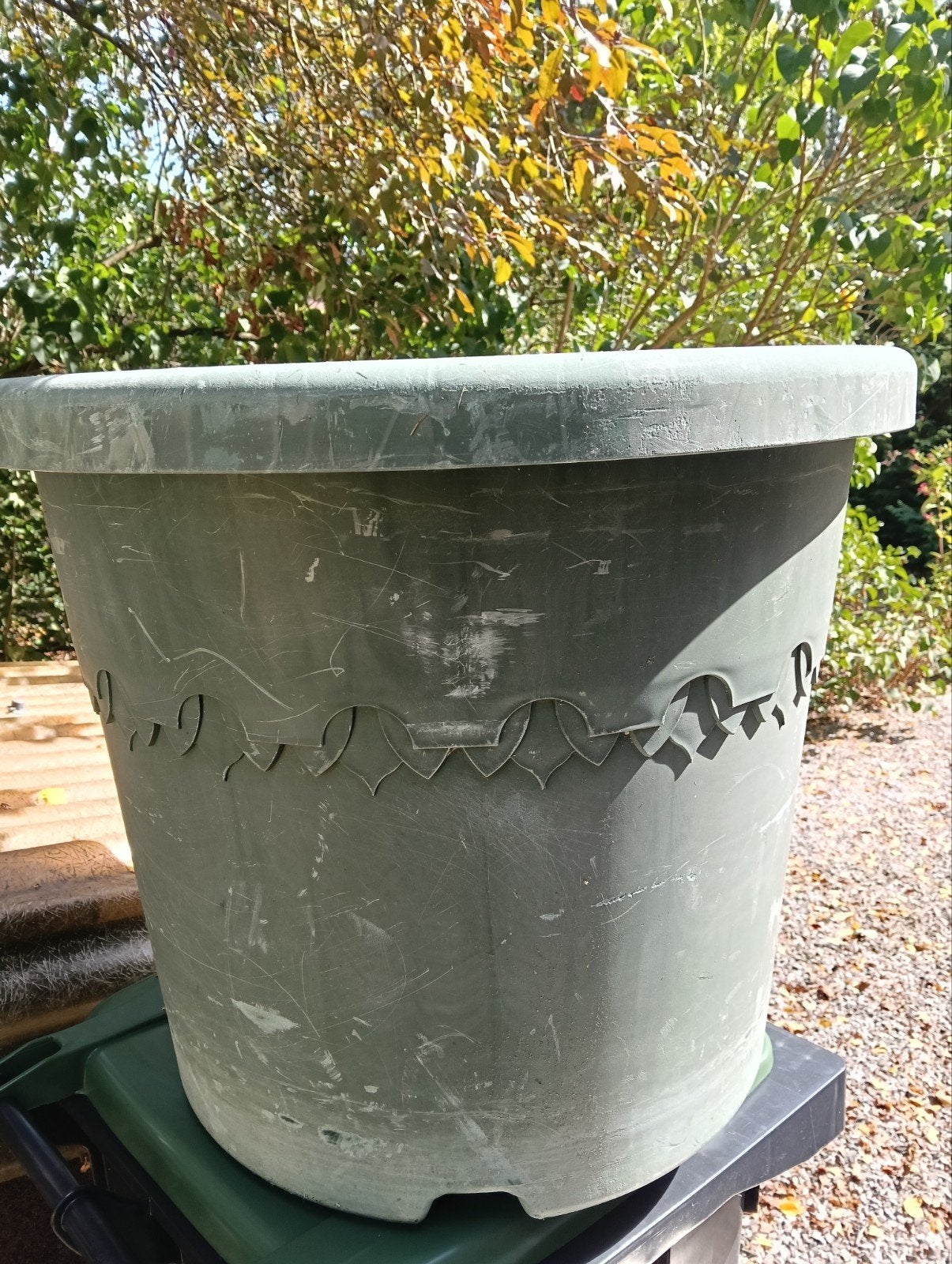 plantenbak, Ophalen