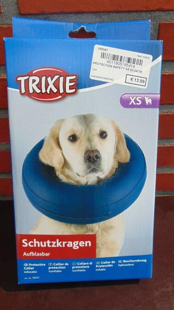 TRIXIE Beschermkraag, opblaasbaar XS voor kleine hondjes, Trixie, Ophalen of Verzenden, Nieuw, Overige typen
