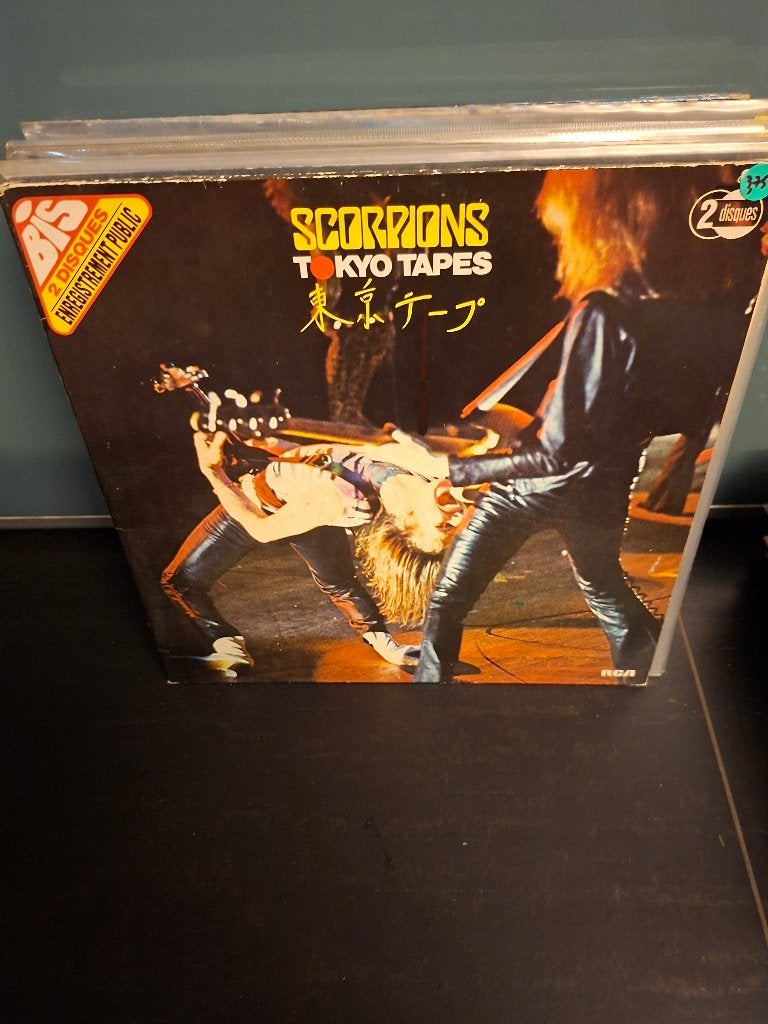 lp - scorpions - tokyo tapes - vak 11, Cd's en Dvd's, Gebruikt, Ophalen of Verzenden, Hardrock, 12 inch