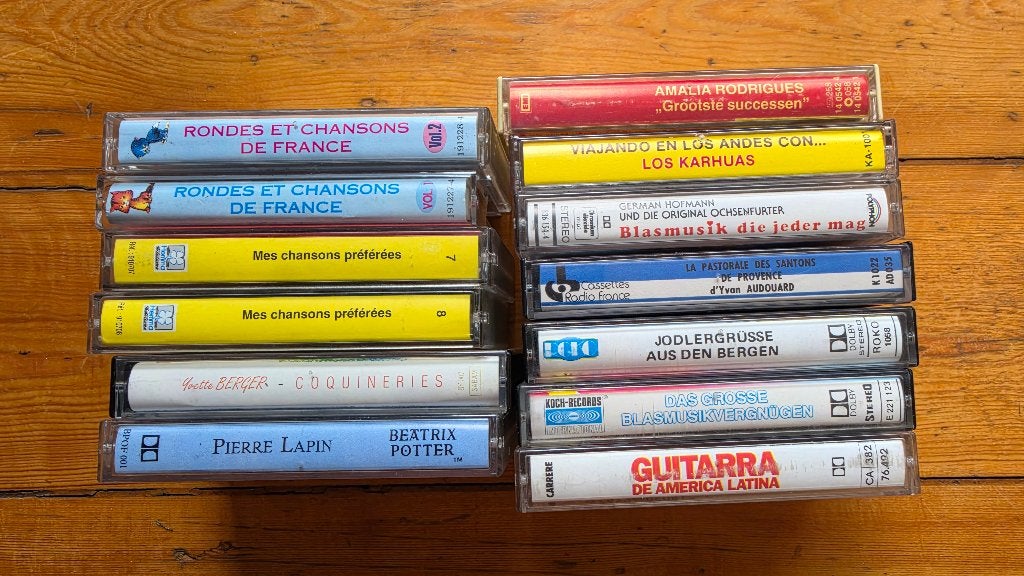 cassettes audio, 26 cassettes audio ou plus, Originale, Comme neuf, Enlèvement