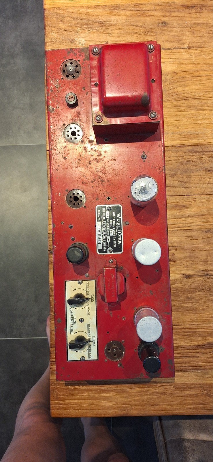 Te koop wurlitzer versterker 503, Collections, Machines | Jukebox, Enlèvement, Wurlitzer