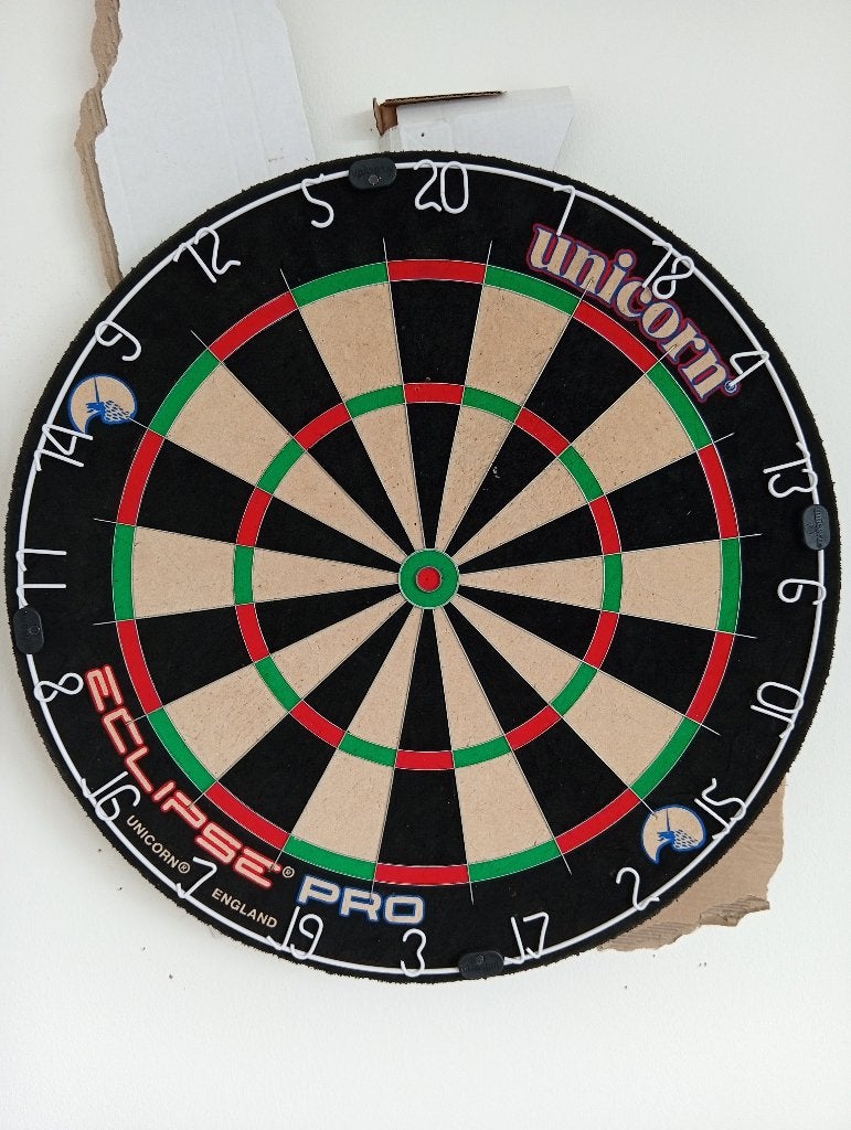 Dartbord, Sport en Fitness, Darts, Ophalen, Zo goed als nieuw, Dartbord