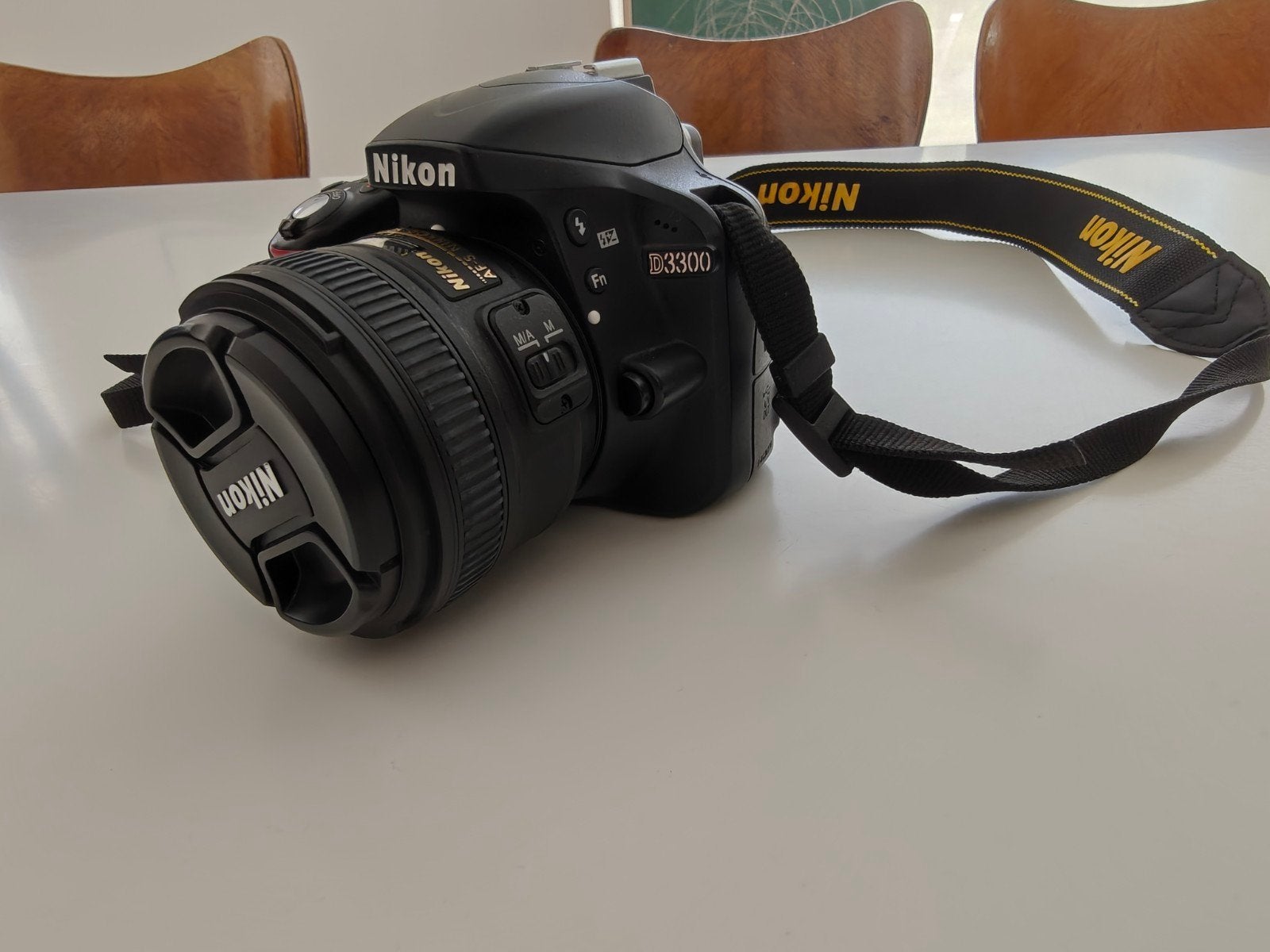 Nikon D3300 met 3 lenzen en opbergtas, Ophalen, Nikon