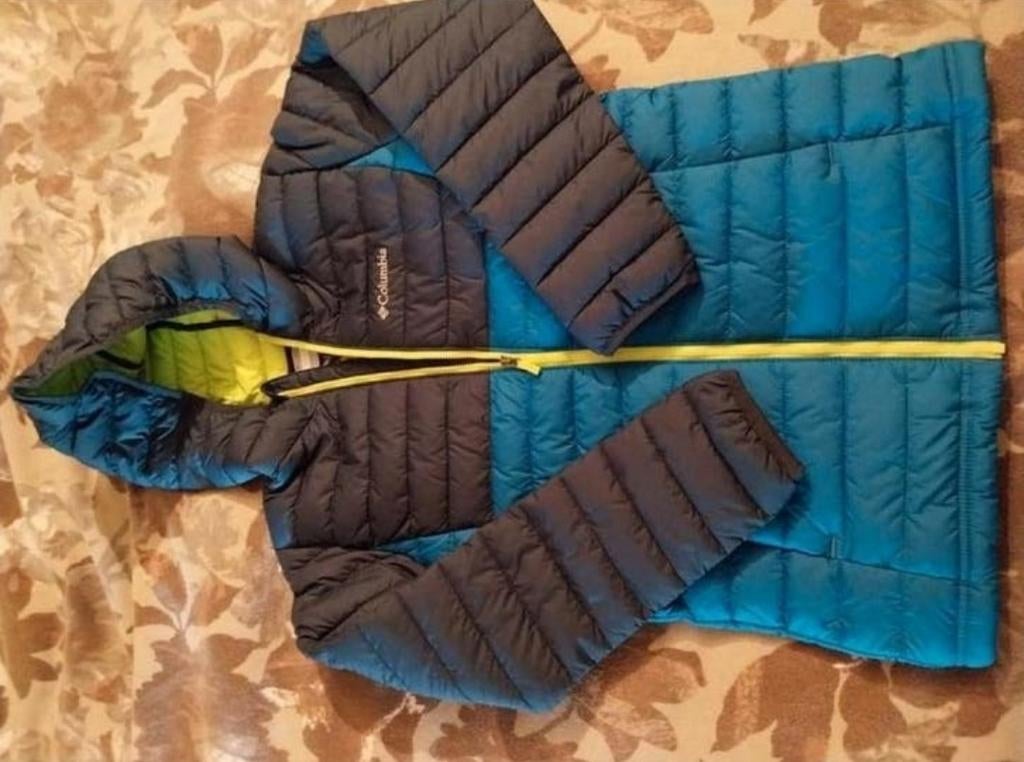 Ski jas jongen van het merk Columbia (maat: L (14-16)), Ophalen, Columbia, Blauw, Overige maten