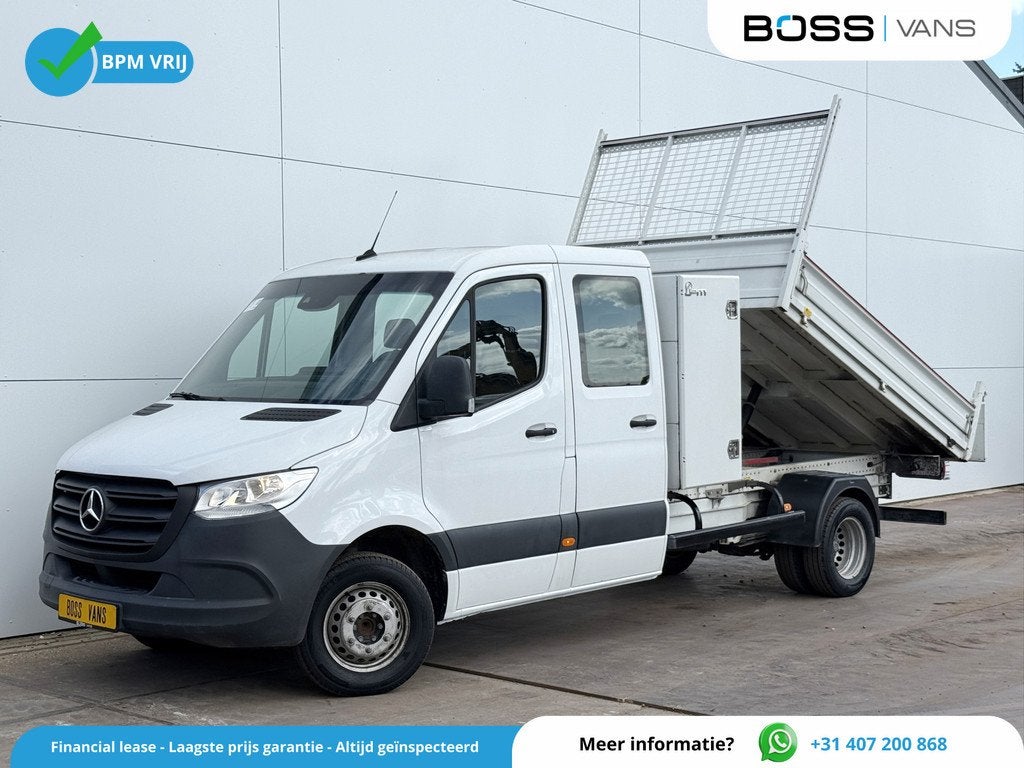 Mercedes-Benz Sprinter 514 2.2 CDI Kipper Dubbele Cabine Mix, Autos, Achat, 4 portes, Entreprise, Boîte manuelle