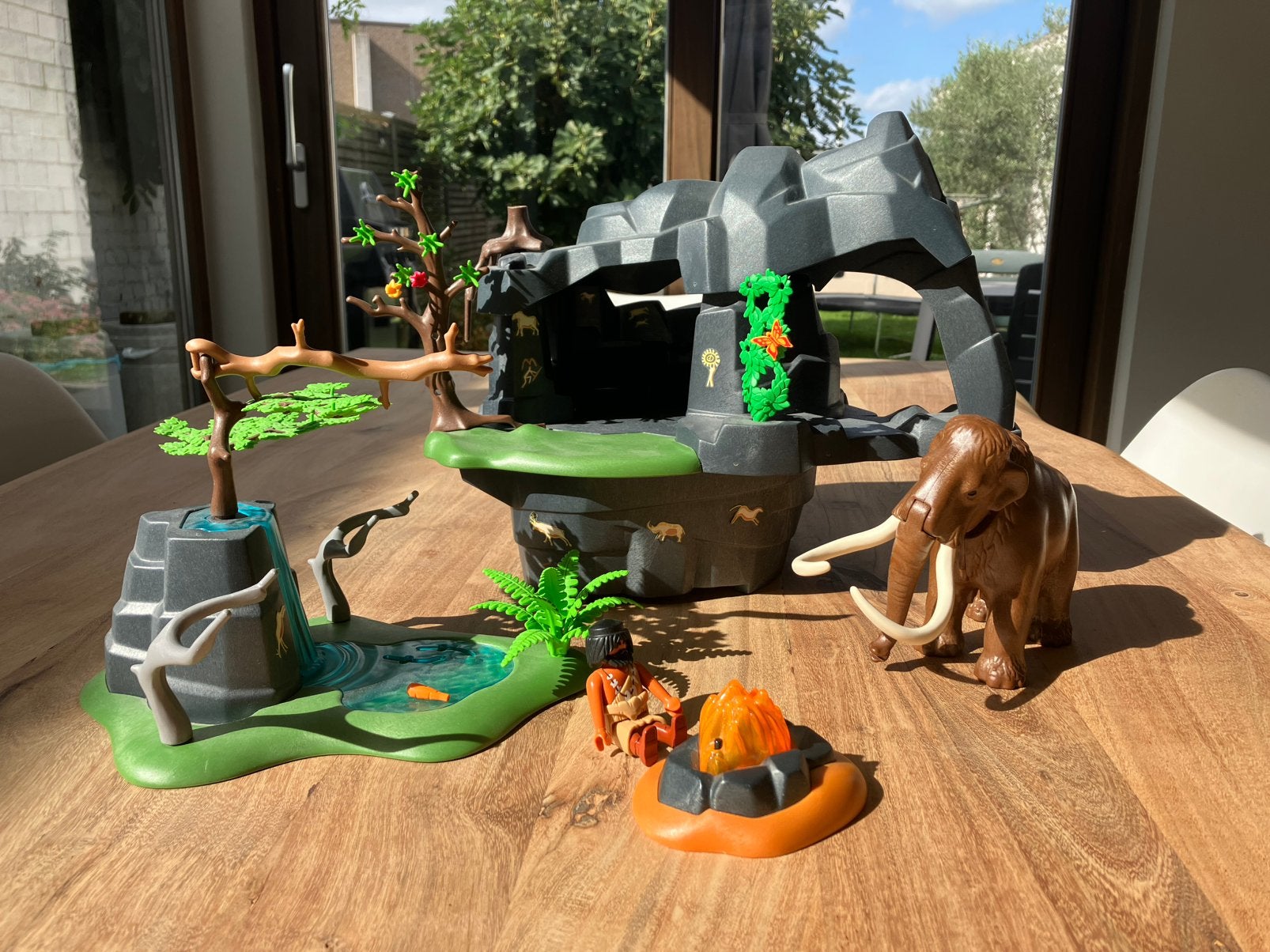 Playmobil 5100 – Grote steentijdgrot met mammoet., Ophalen, Zo goed als nieuw, Figuren